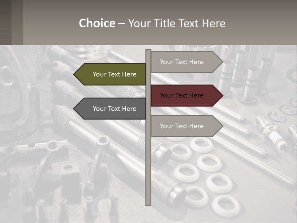 A Group Of Tools Sitting On Top Of A Table PowerPoint Template