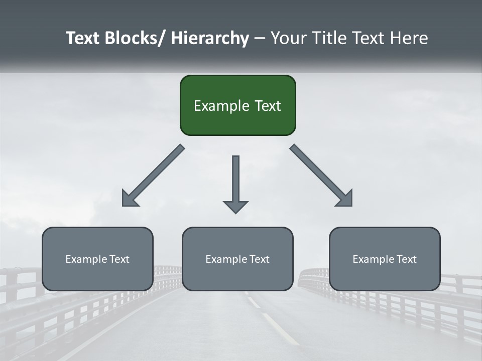 A Bridge With A Cloudy Sky In The Background PowerPoint Template