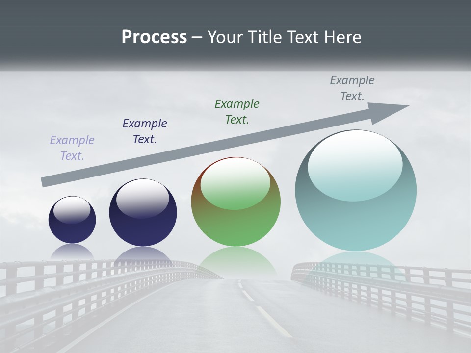 A Bridge With A Cloudy Sky In The Background PowerPoint Template