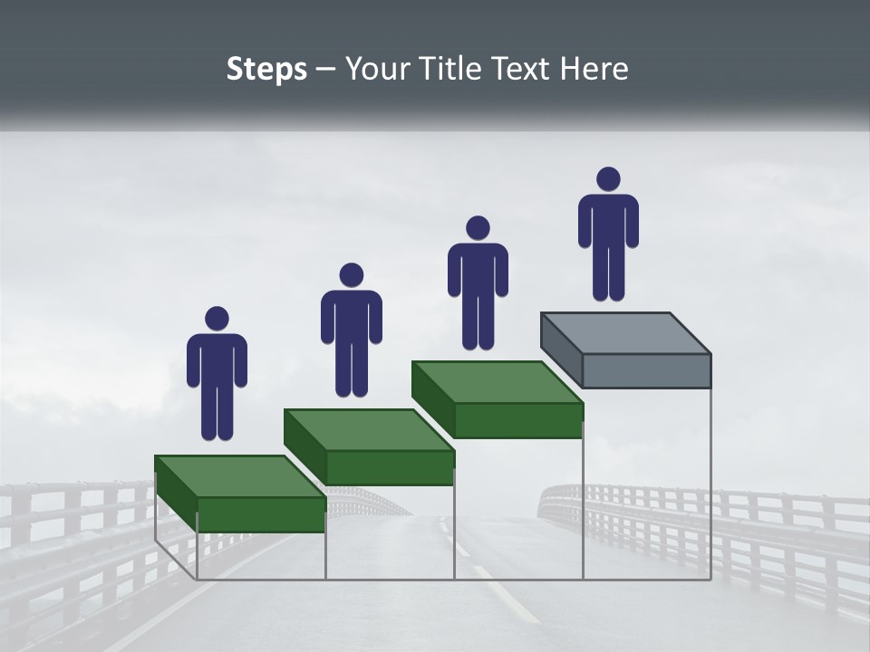 A Bridge With A Cloudy Sky In The Background PowerPoint Template