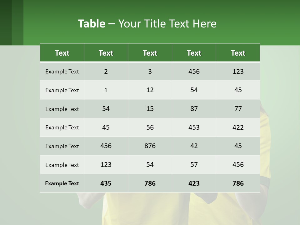 A Man And A Woman Holding A Soccer Ball PowerPoint Template