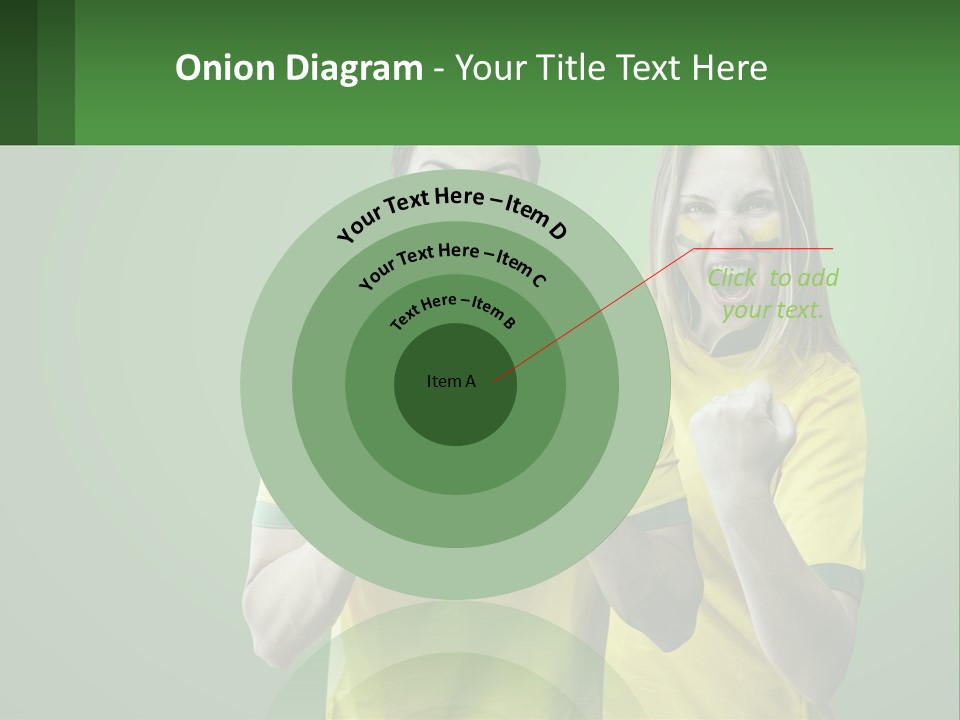 A Man And A Woman Holding A Soccer Ball PowerPoint Template