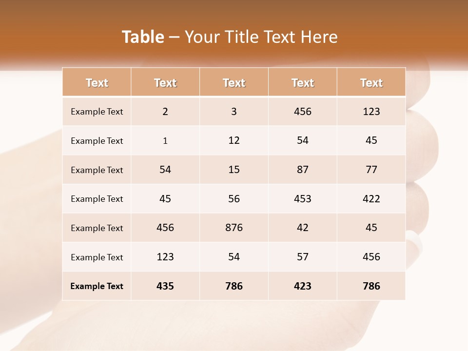 A Woman's Hands With A Manicure Holding Another Woman's Hand PowerPoint Template