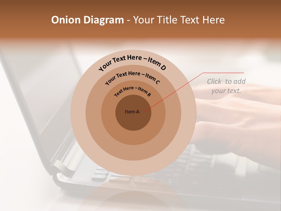 A Person Typing On A Laptop On A Table PowerPoint Template