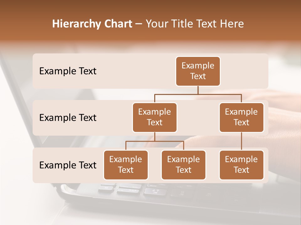 A Person Typing On A Laptop On A Table PowerPoint Template