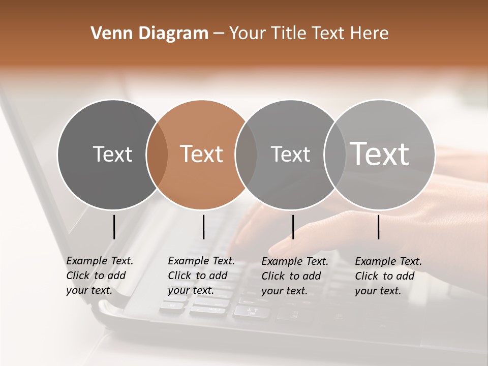 A Person Typing On A Laptop On A Table PowerPoint Template
