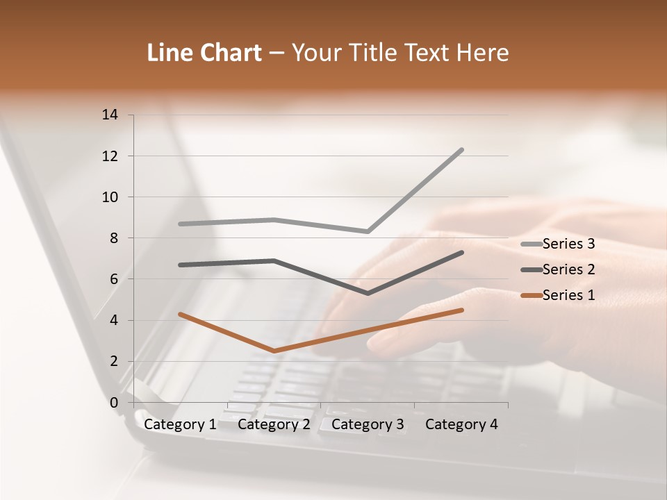 A Person Typing On A Laptop On A Table PowerPoint Template