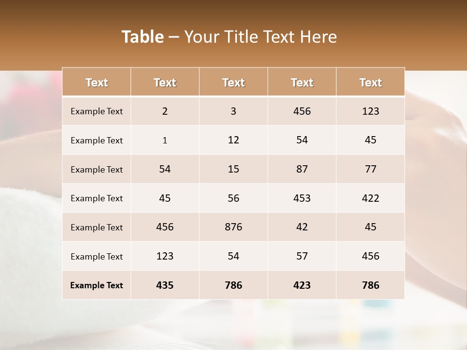 A Woman Getting Her Nails Done By A Nail Salon PowerPoint Template