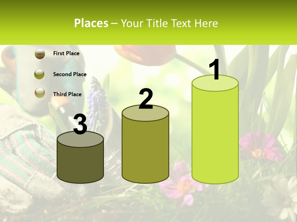 A Person Digging In The Dirt With A Shovel PowerPoint Template