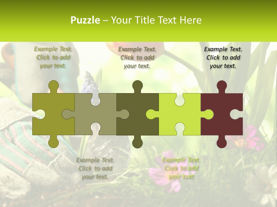 A Person Digging In The Dirt With A Shovel PowerPoint Template