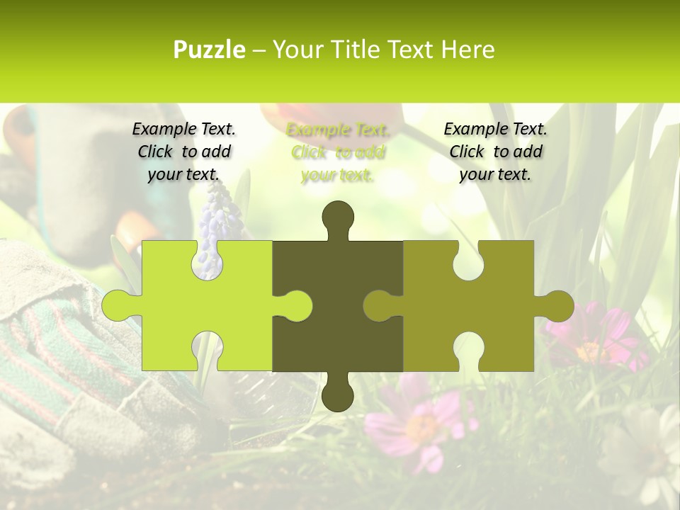 A Person Digging In The Dirt With A Shovel PowerPoint Template