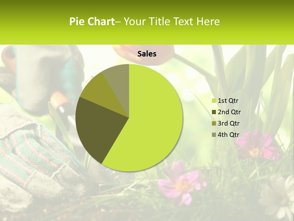 A Person Digging In The Dirt With A Shovel PowerPoint Template