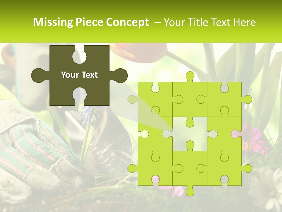 A Person Digging In The Dirt With A Shovel PowerPoint Template