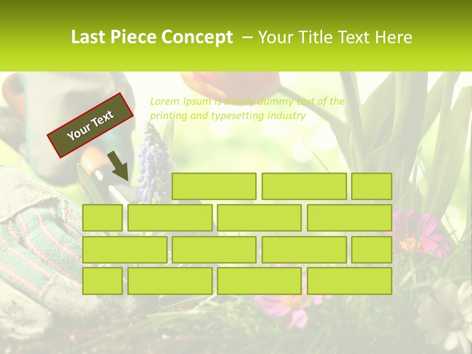 A Person Digging In The Dirt With A Shovel PowerPoint Template