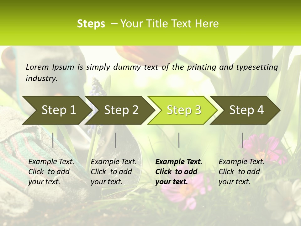 A Person Digging In The Dirt With A Shovel PowerPoint Template