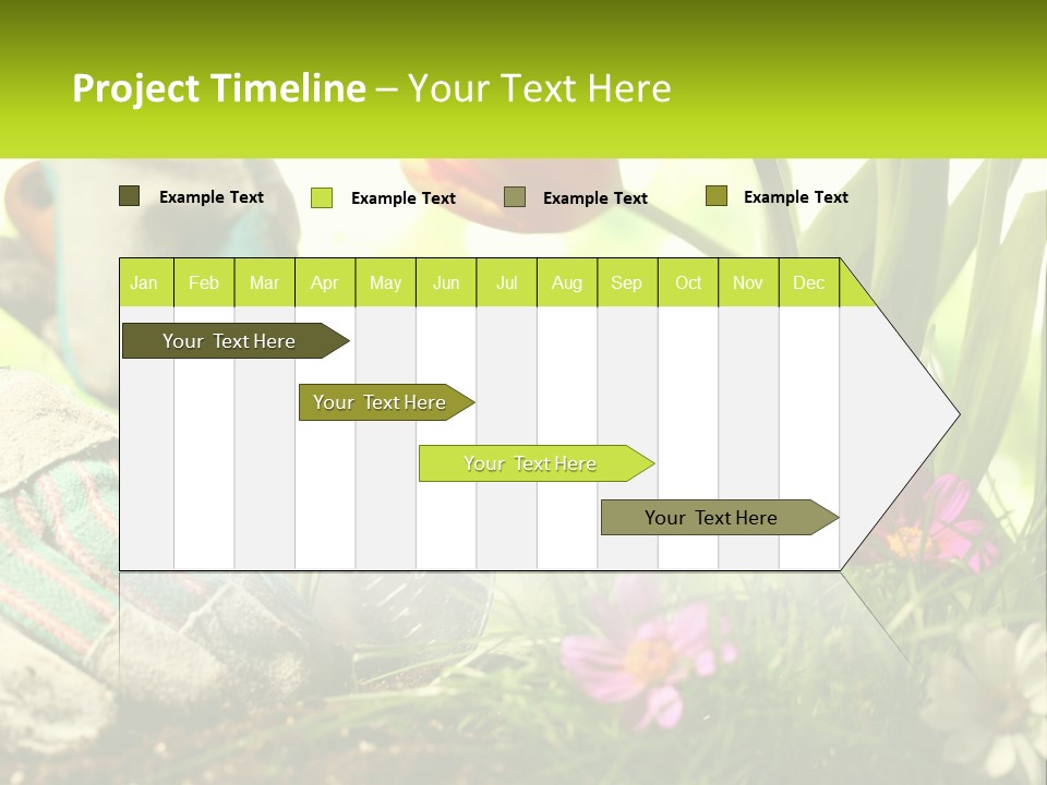 A Person Digging In The Dirt With A Shovel PowerPoint Template