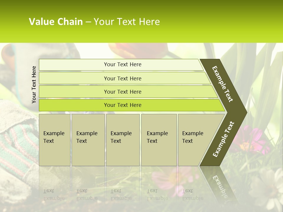 A Person Digging In The Dirt With A Shovel PowerPoint Template