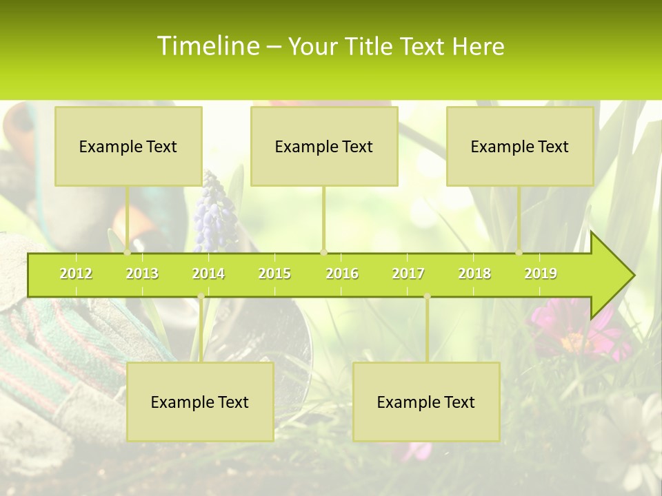 A Person Digging In The Dirt With A Shovel PowerPoint Template