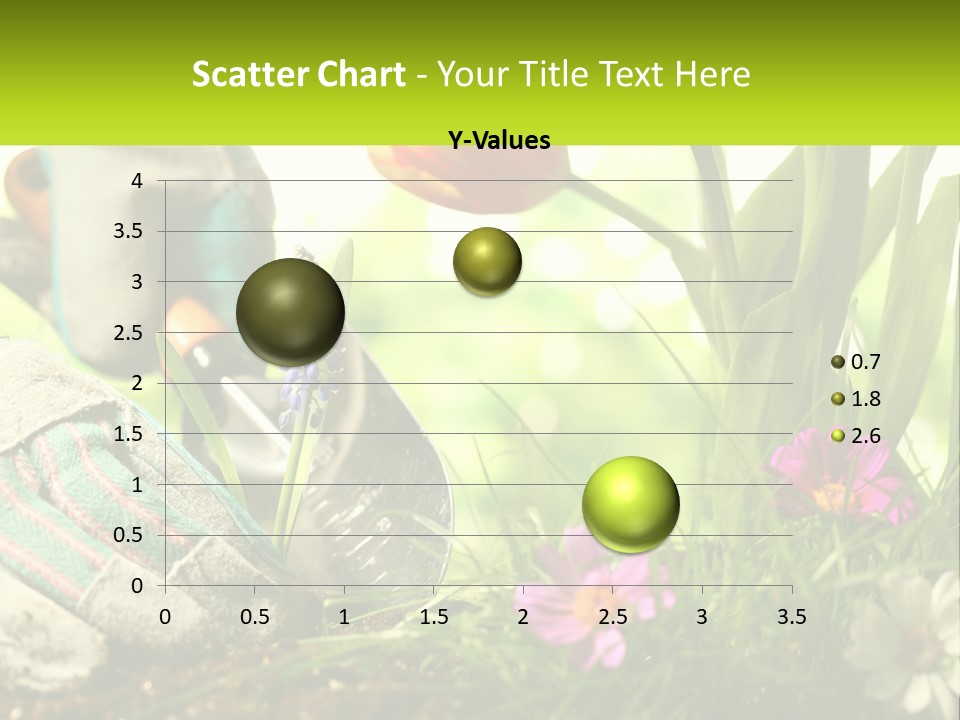 A Person Digging In The Dirt With A Shovel PowerPoint Template