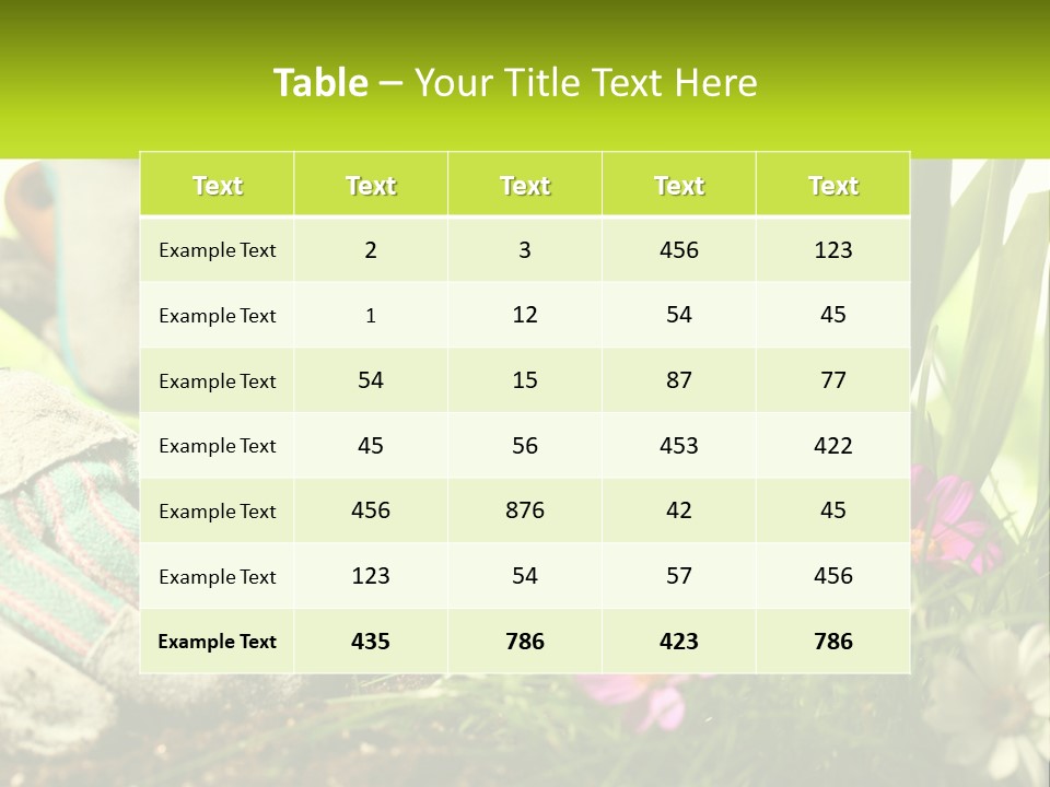 A Person Digging In The Dirt With A Shovel PowerPoint Template