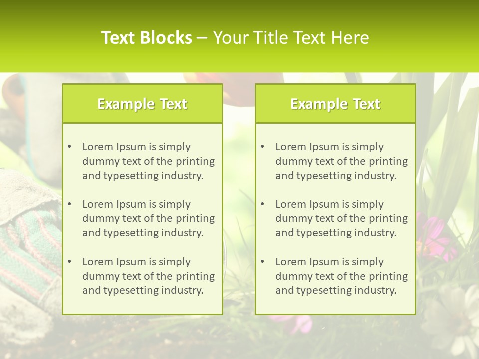 A Person Digging In The Dirt With A Shovel PowerPoint Template