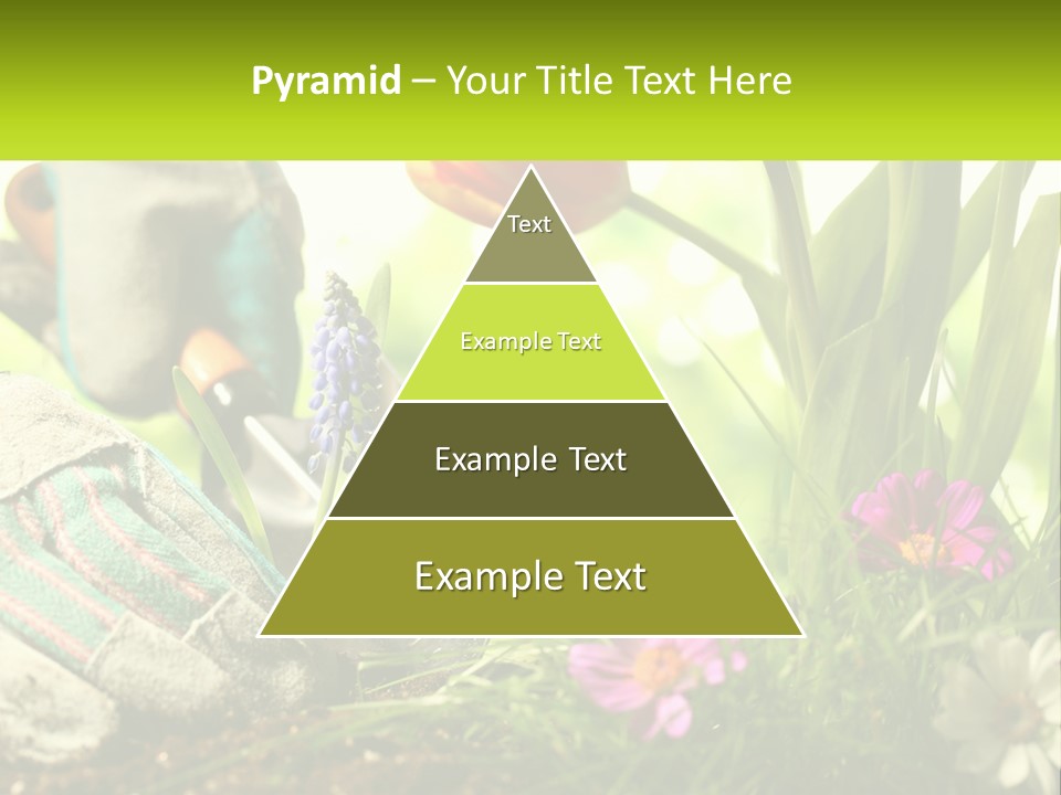 A Person Digging In The Dirt With A Shovel PowerPoint Template