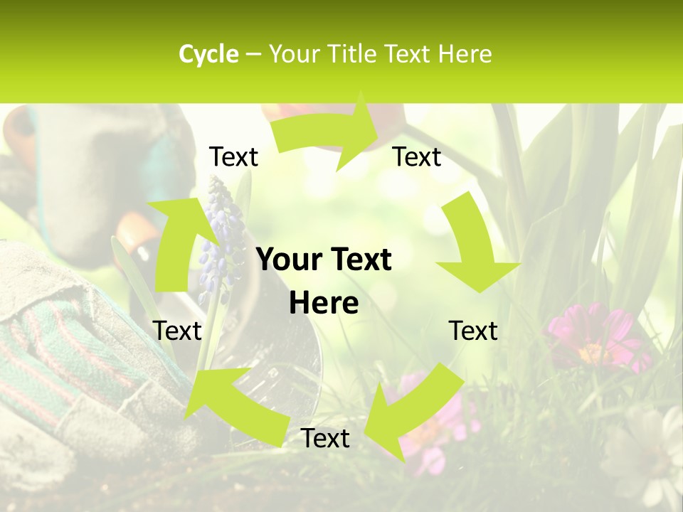 A Person Digging In The Dirt With A Shovel PowerPoint Template