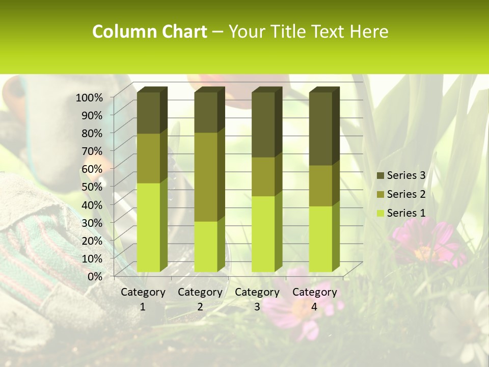 A Person Digging In The Dirt With A Shovel PowerPoint Template
