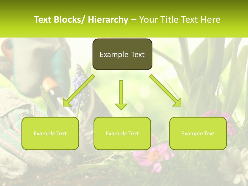 A Person Digging In The Dirt With A Shovel PowerPoint Template