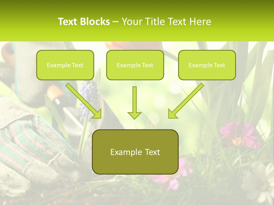 A Person Digging In The Dirt With A Shovel PowerPoint Template