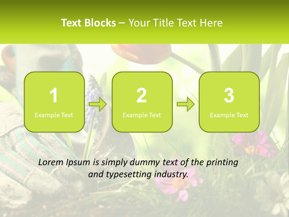 A Person Digging In The Dirt With A Shovel PowerPoint Template