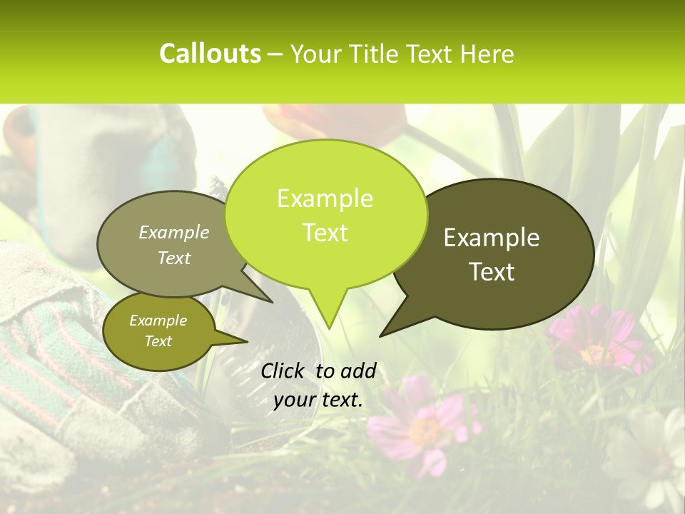 A Person Digging In The Dirt With A Shovel PowerPoint Template