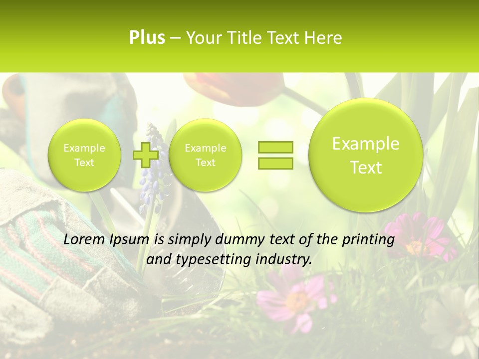 A Person Digging In The Dirt With A Shovel PowerPoint Template