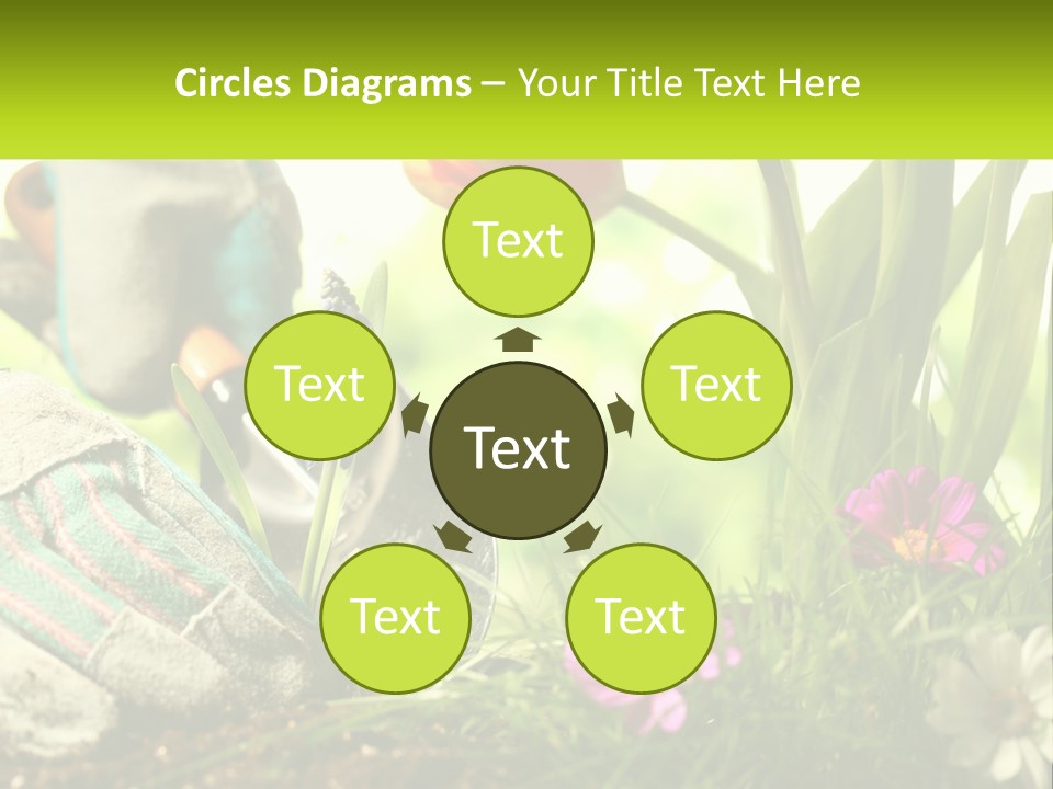 A Person Digging In The Dirt With A Shovel PowerPoint Template