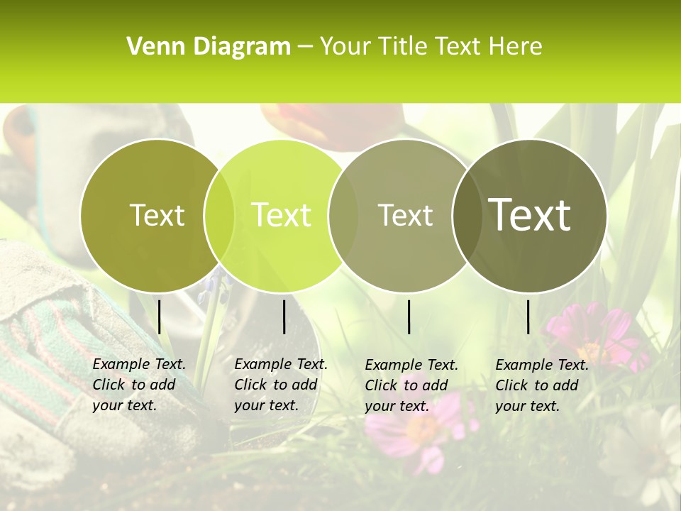 A Person Digging In The Dirt With A Shovel PowerPoint Template