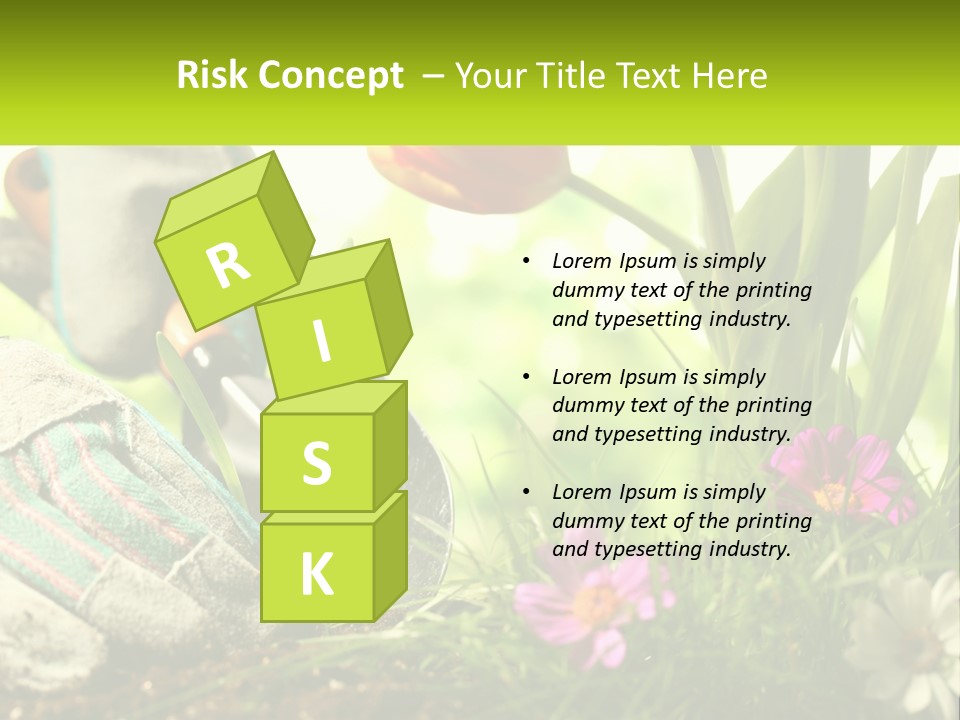 A Person Digging In The Dirt With A Shovel PowerPoint Template