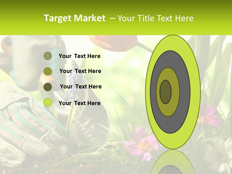 A Person Digging In The Dirt With A Shovel PowerPoint Template