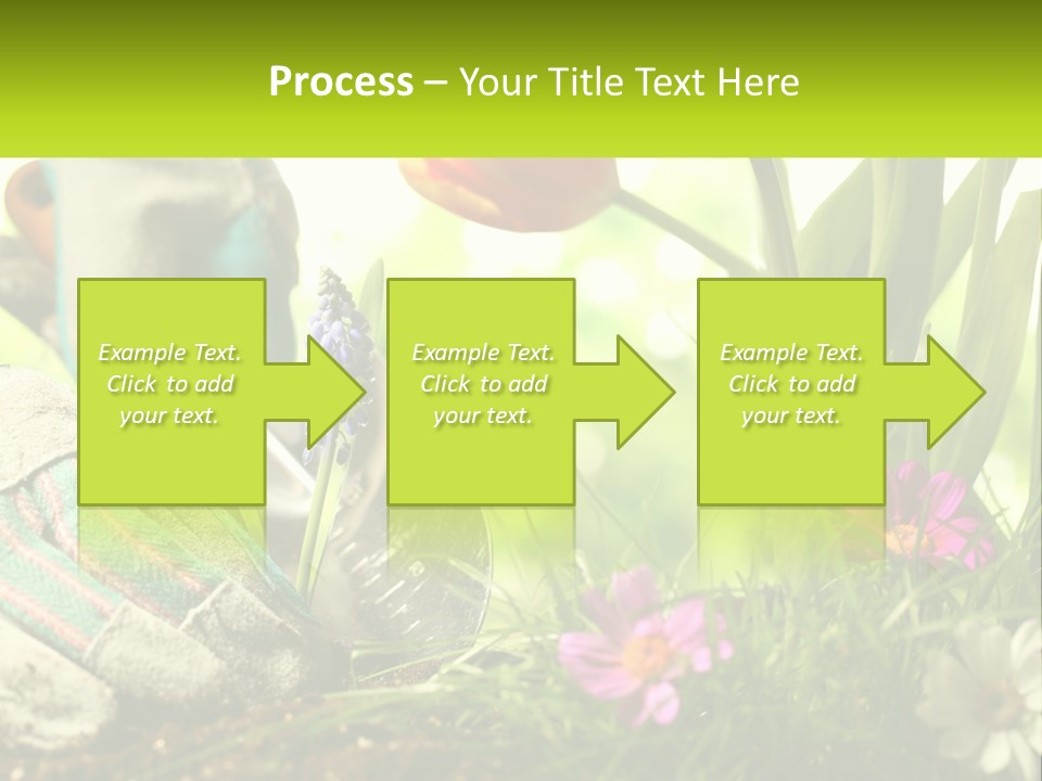 A Person Digging In The Dirt With A Shovel PowerPoint Template