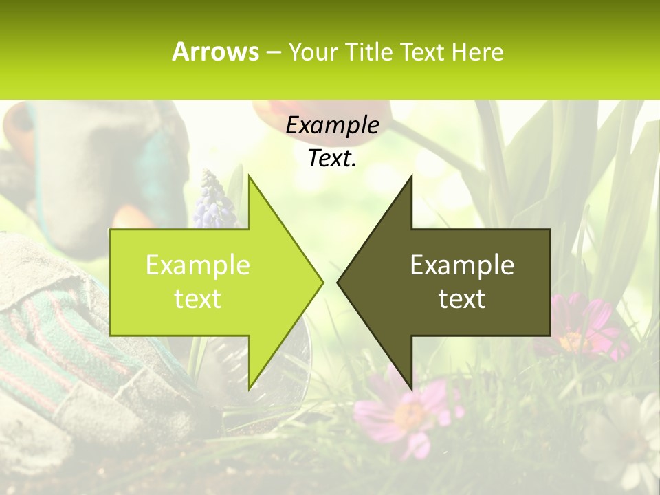 A Person Digging In The Dirt With A Shovel PowerPoint Template