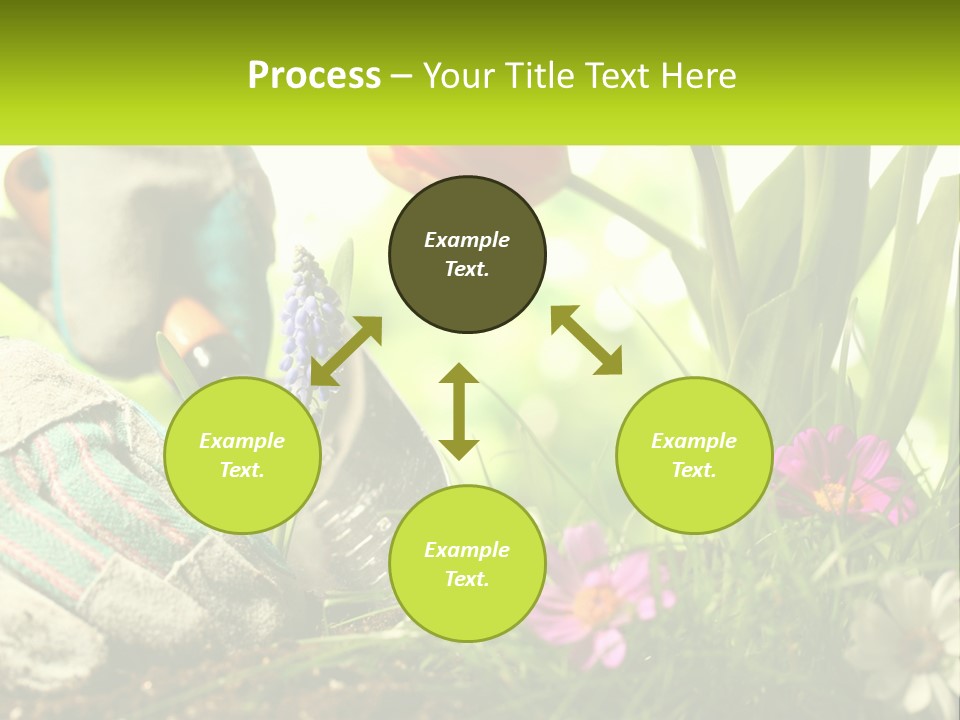 A Person Digging In The Dirt With A Shovel PowerPoint Template