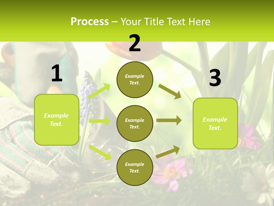 A Person Digging In The Dirt With A Shovel PowerPoint Template