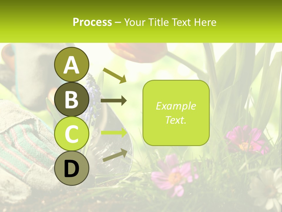 A Person Digging In The Dirt With A Shovel PowerPoint Template