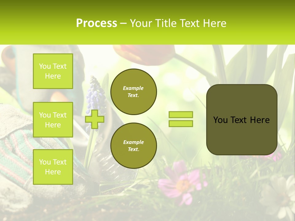 A Person Digging In The Dirt With A Shovel PowerPoint Template