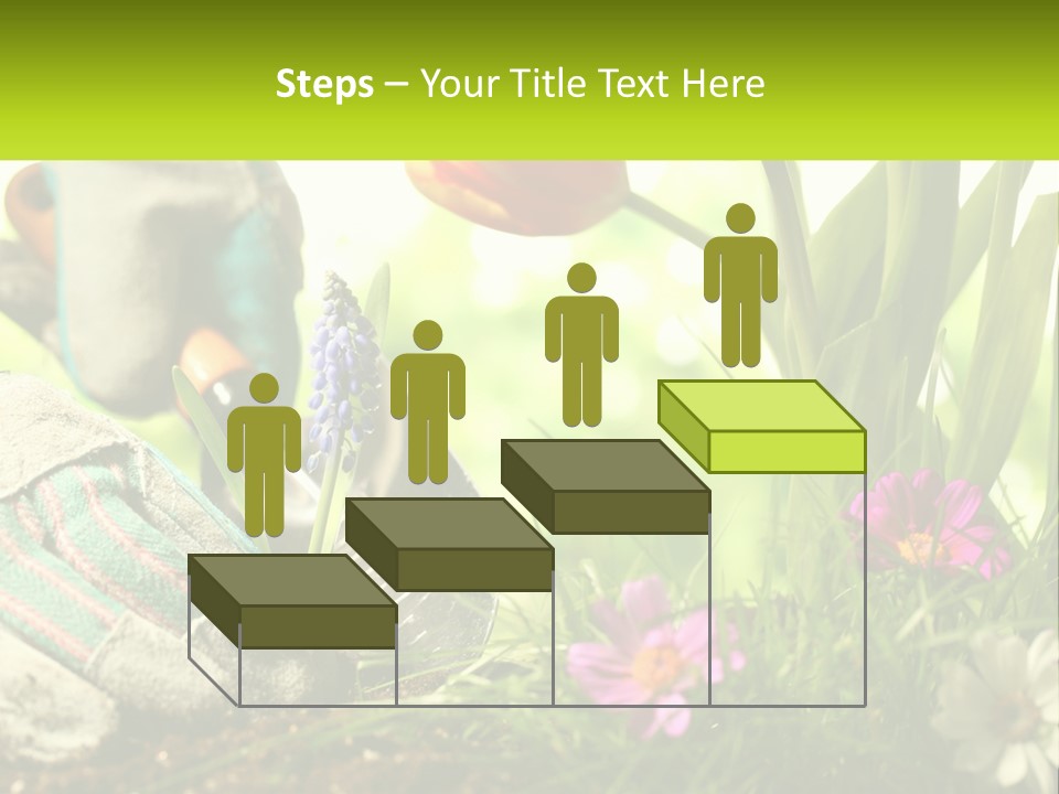 A Person Digging In The Dirt With A Shovel PowerPoint Template