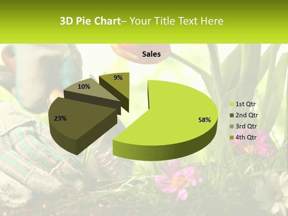 A Person Digging In The Dirt With A Shovel PowerPoint Template