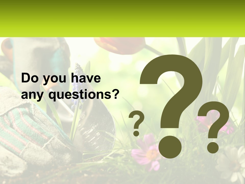 A Person Digging In The Dirt With A Shovel PowerPoint Template