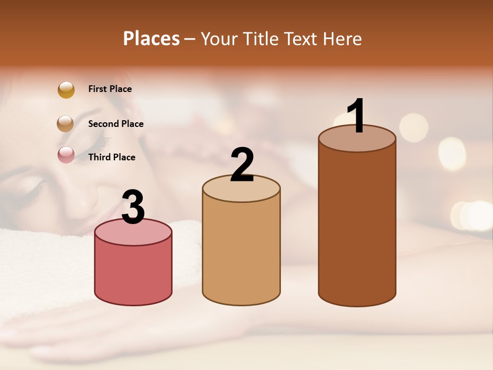 A Woman Getting A Back Massage In A Spa PowerPoint Template