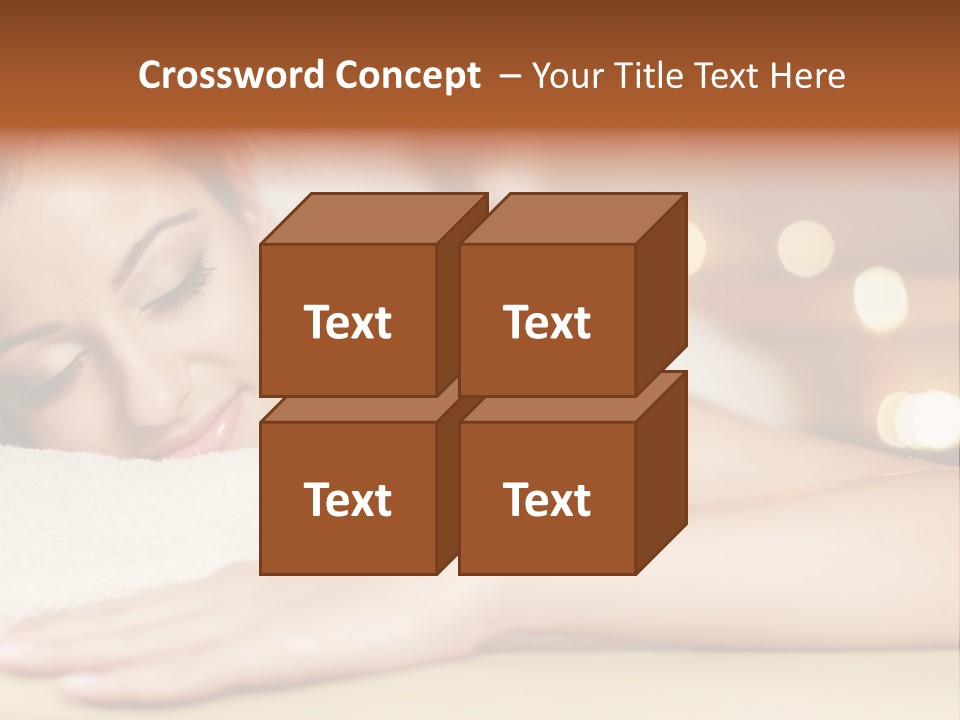 A Woman Getting A Back Massage In A Spa PowerPoint Template