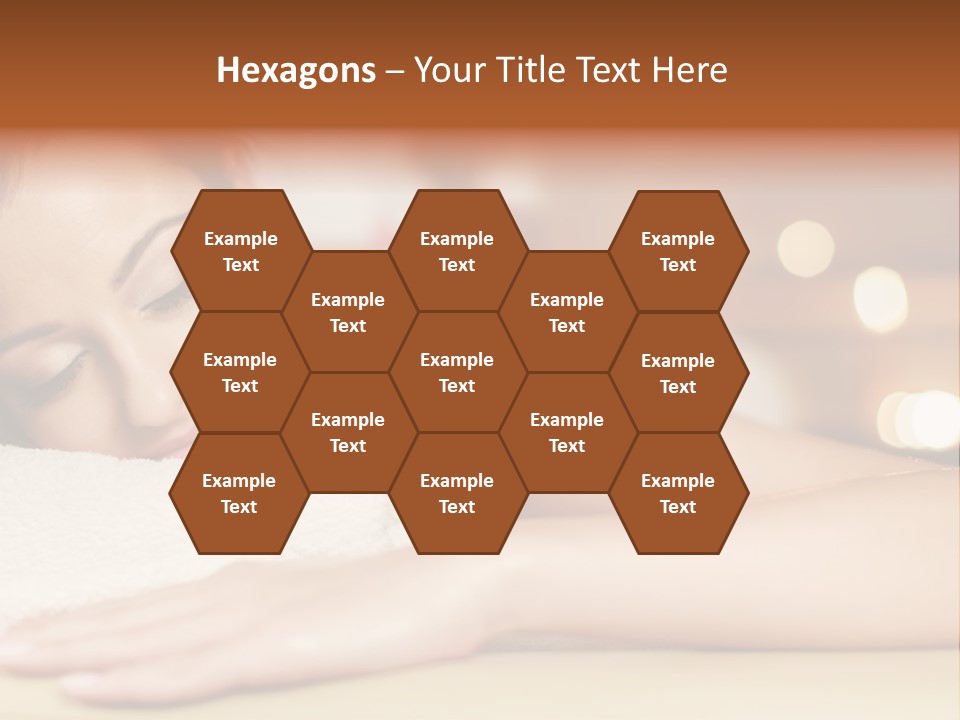 A Woman Getting A Back Massage In A Spa PowerPoint Template