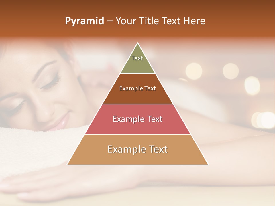 A Woman Getting A Back Massage In A Spa PowerPoint Template